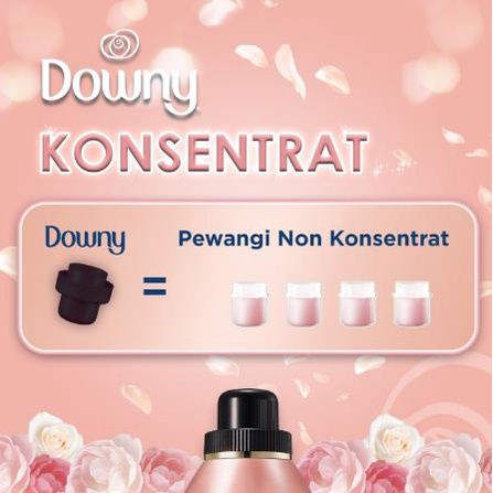 ^ KYRA ^ Downy Premium Parfum Pelembut dan Pewangi Pakaian Konsentrat Deterjen Pouch Refill - Netto 650 ml