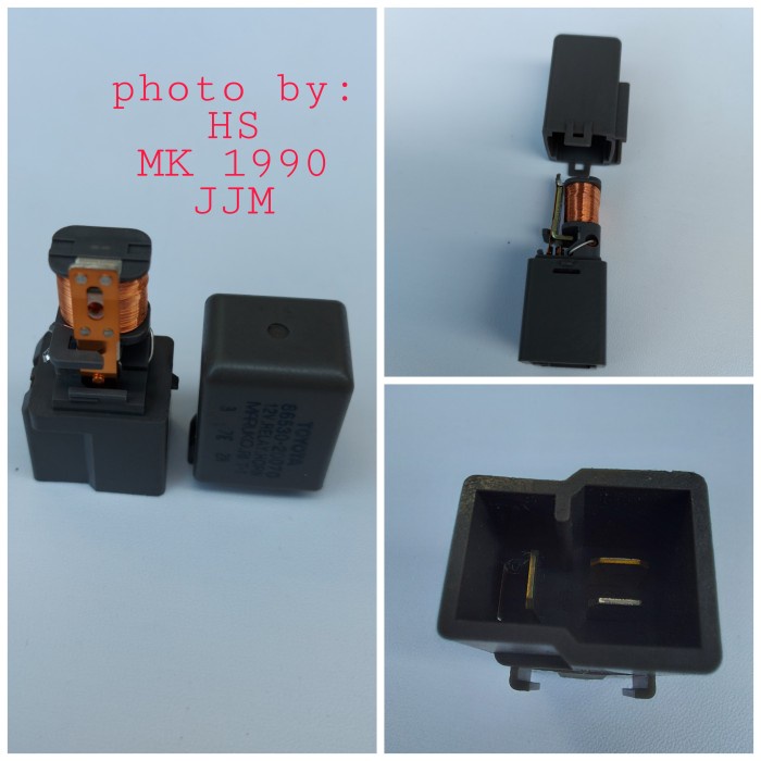 relay horn klakson fuse box kaki 3 TOYOTA CORONA ABSOLUTE 2000CC