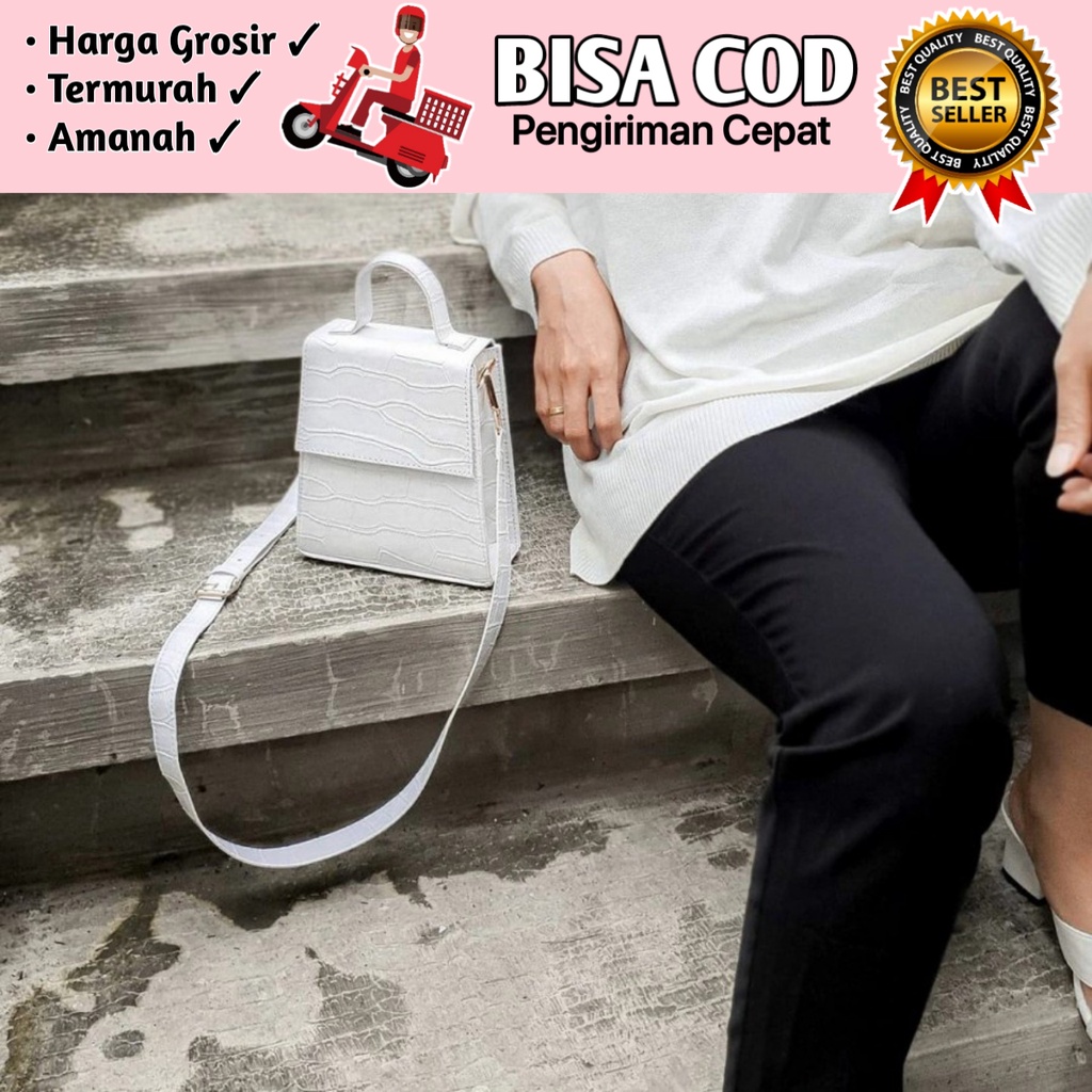 [BISA COD] Tas selempang slempang wanita Soba tas hp mini Sling bag pesta kondangan ootd kekinian Korean style kasual