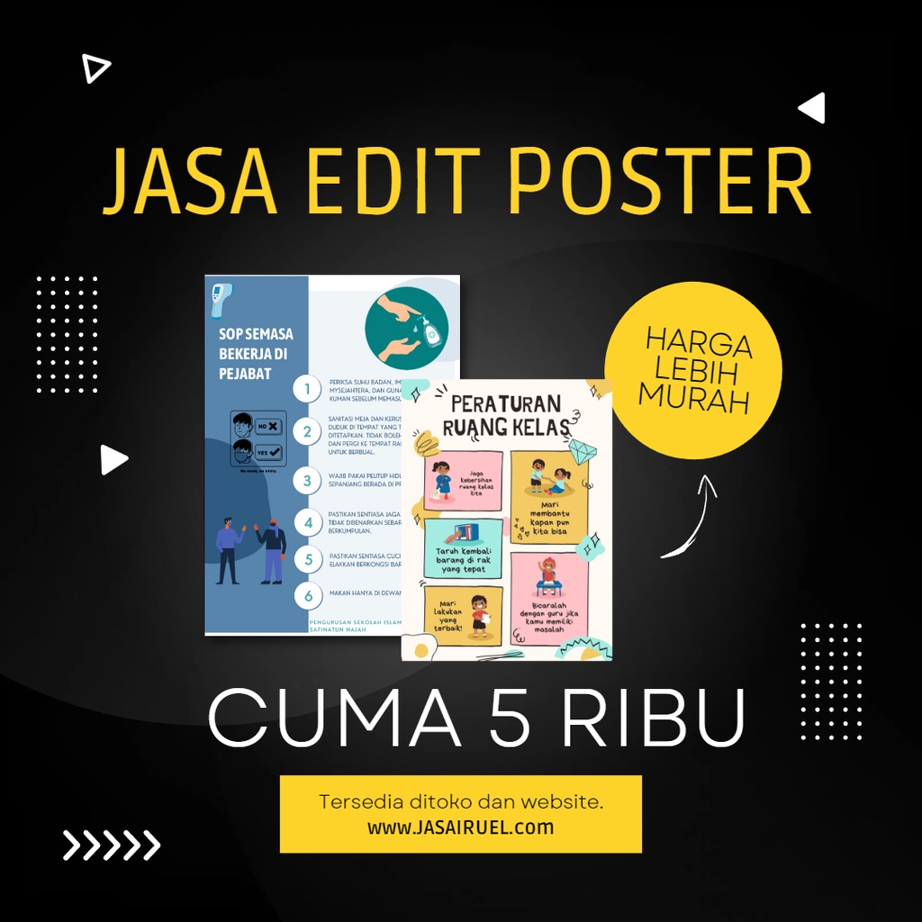 Jasa Desain Poster, Poster Sekolah, Poster Event, Brosur