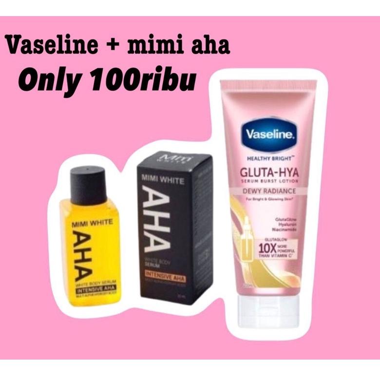 Ready mimi aha serum Vaseline Healthy Bright​ Gluta-Hya Murah Ω
