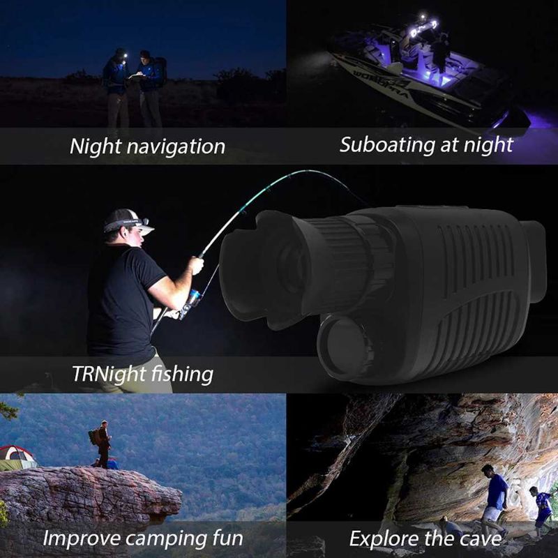 TOOLTOP Teropong Digital Monokular Outdoor Hunt Night Vision 1080P - T18