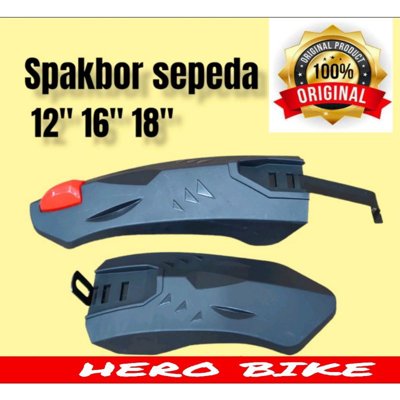 spakbor slebor sepeda anak 12 16 18 inch lampu led
