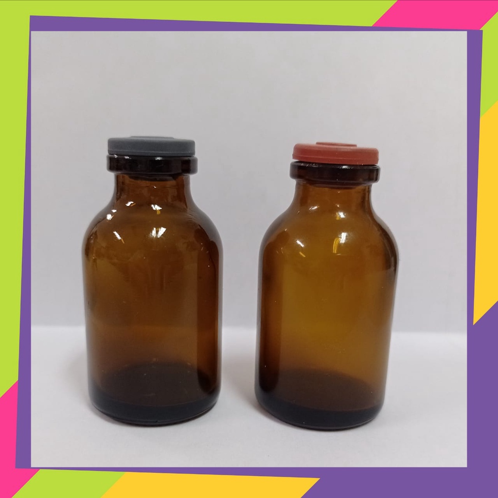 20ml Vial Coklat Botol Kaca Kosong/Injeksi/Botol Infus