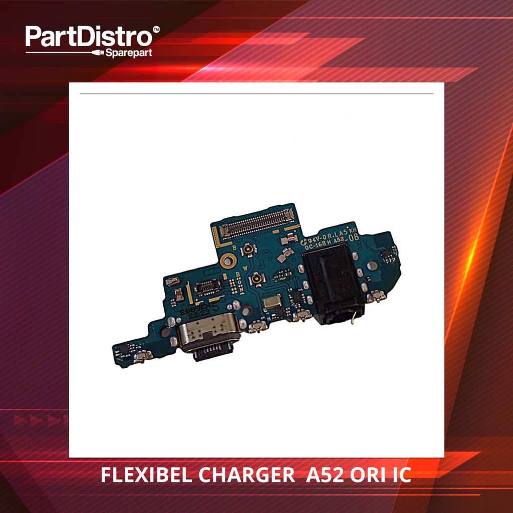 FLEXIBEL CAS CHARER ORI  WITH IC  SAMSUNG A52 CON TC ORI+IC FULL IC