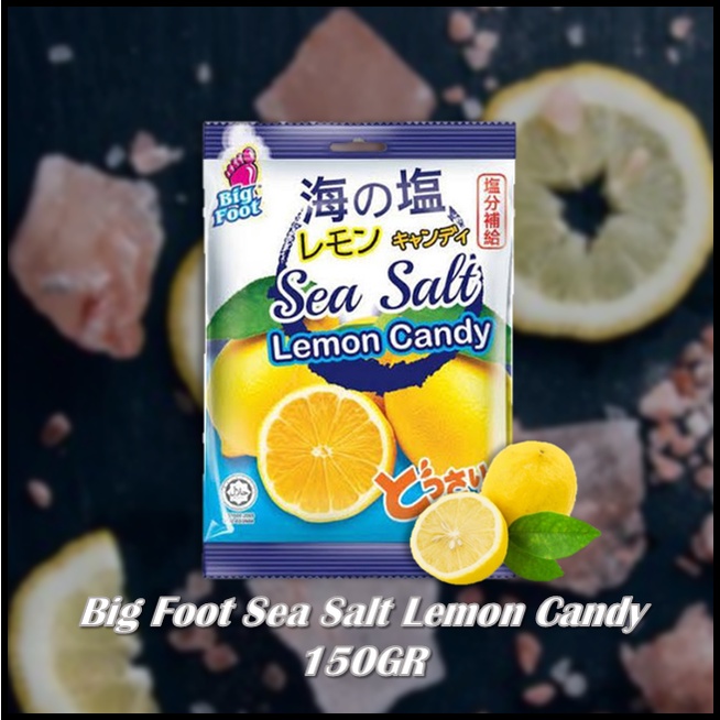 

Big Foot Sea Salt Lemon Candy 150GR