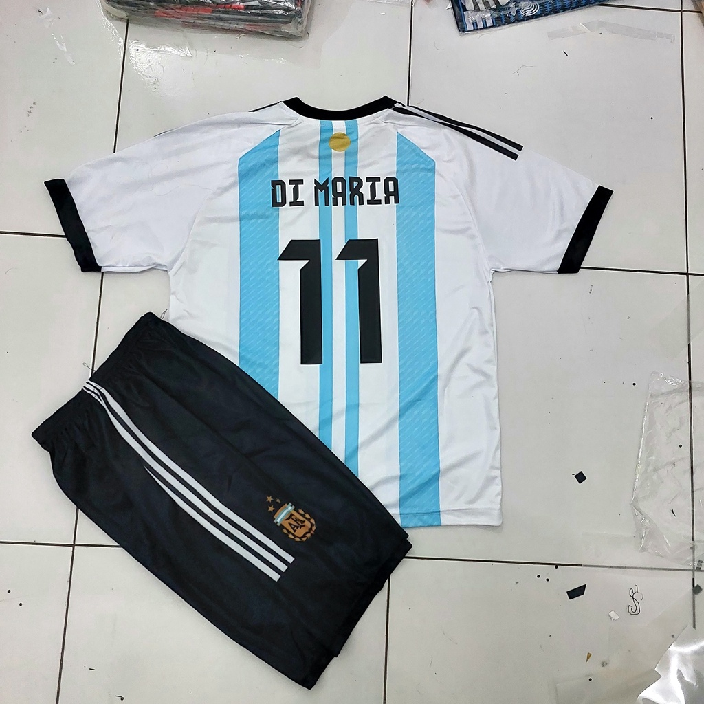 JERSEY ARGENTINA/SETELAN BAJU BOLA MESSI ARGENTINA USIA 2-12THN