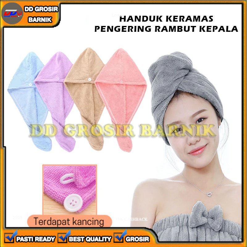 [DGB] HANDUK KERAMAS MIKROFIBER MICROFIBRE PENGERING RAMBUT HAIR DRYING TOWEL