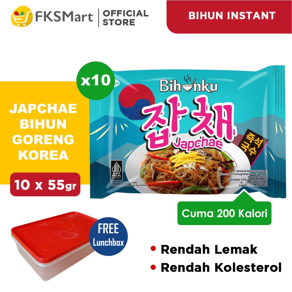 

Bihunku Korea Japchae Paket Isi 10