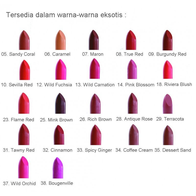 Inez Color Contour Plus Lipstick (part 2)
