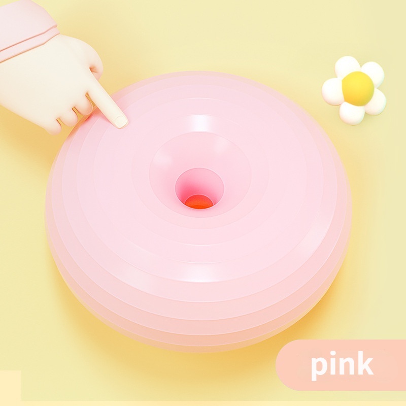 50cm Yoga Ball Donut Explosion-Proof PVC Doughnut Shape Fitness Balance Balls Exercise Ball Bola Yoga