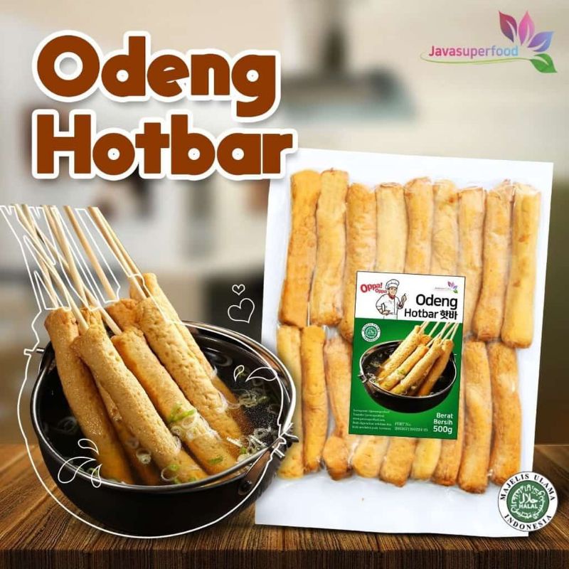 

Oppa Odeng Hotbar Korean Fish Cake 100gram