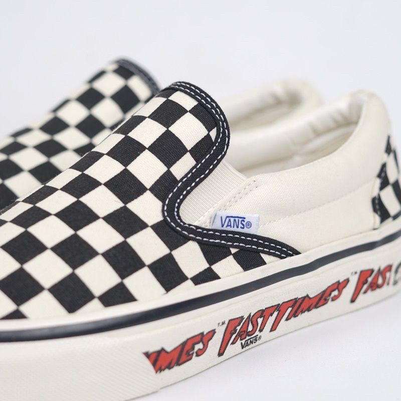 Vans Slip On 98 DX Fast Time Checkerboard Original