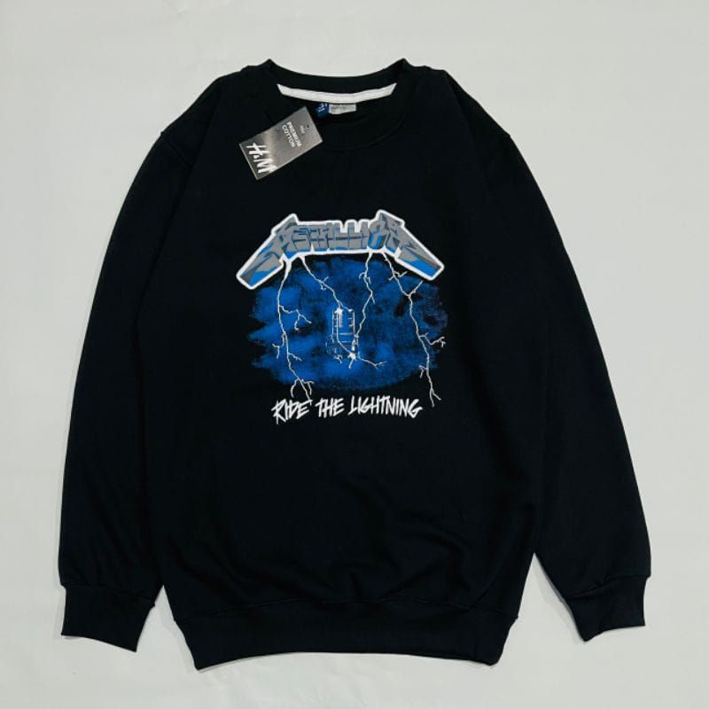 CREWNECK METALLICA H&amp;M HIGH QUALITY CASUAL HYPE FASHION PRIA