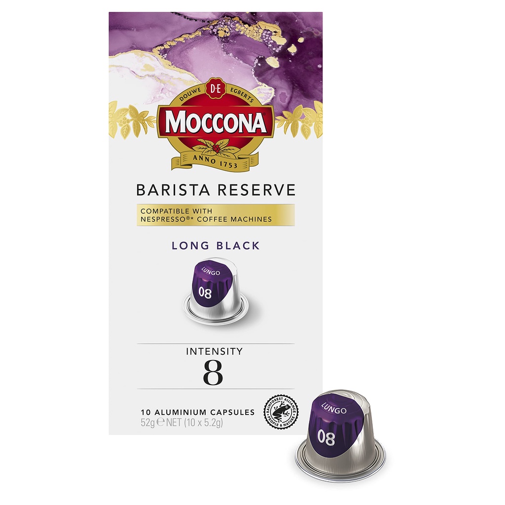 

Moccona Barista Reserve Long Black Coffee 10 Aluminium Capsules