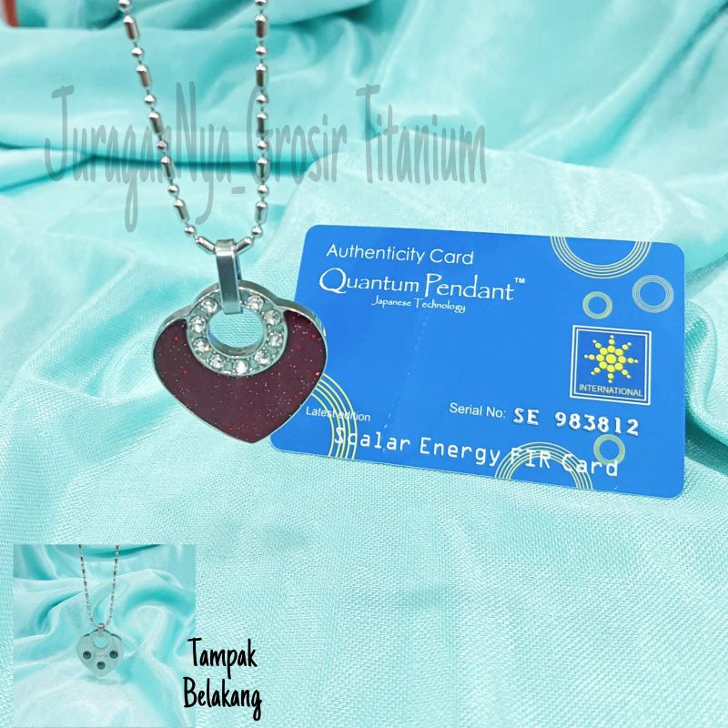 KESEHATAN KALUNG TITANIUM UNISEX ION MAGNETIC ENERGY+SERTIFIKAT ANTI KARAT DAN ANTI LUNTUR