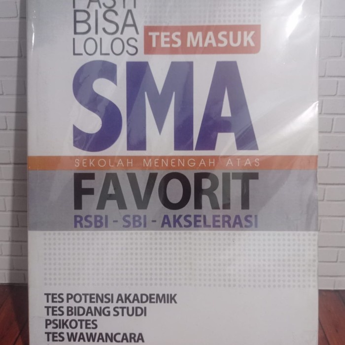 

BUKU SUKSES TES MASUK SMA FAVORITTERLENGKAP- TERUPDATE-HEMAT FC