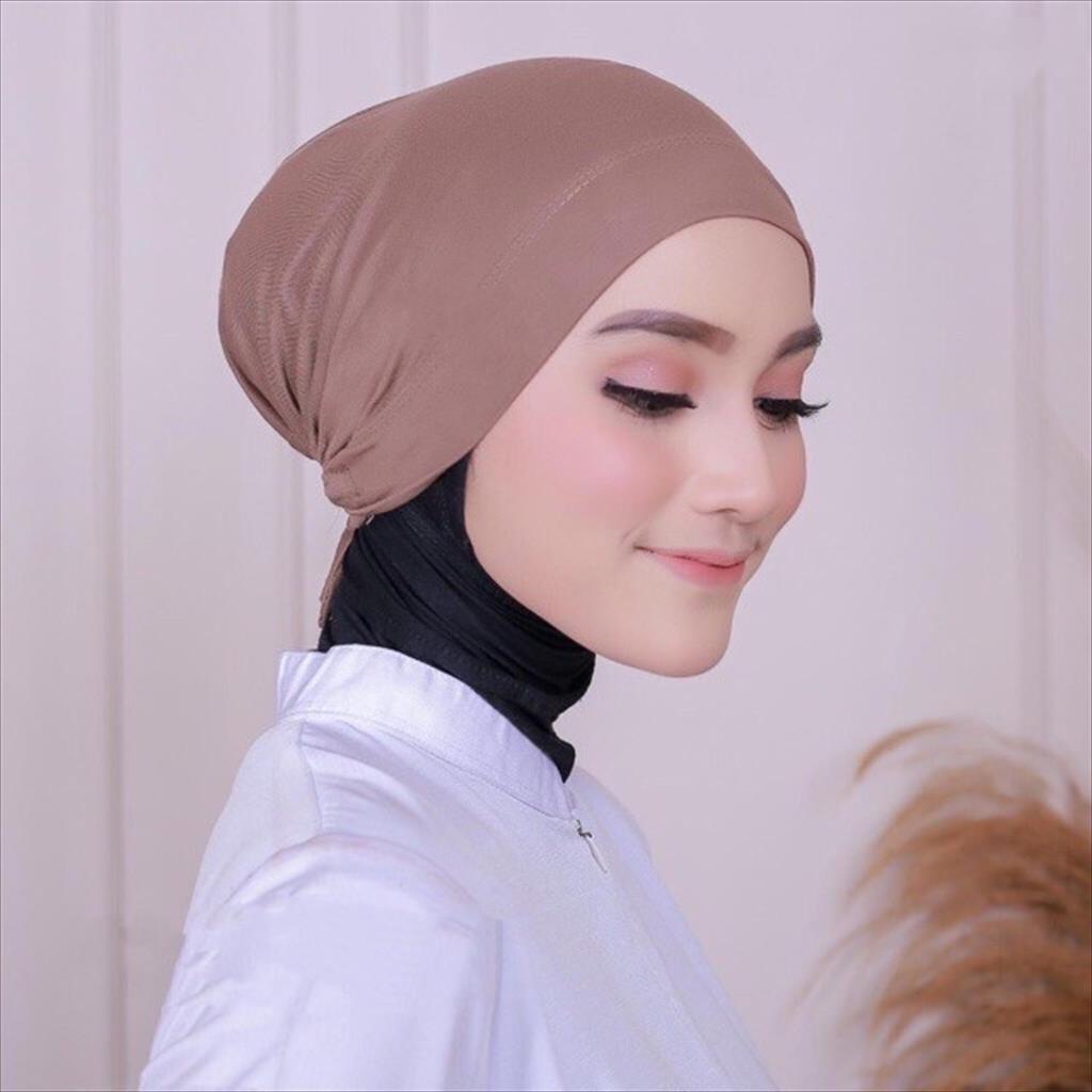 LS 743 - ciput arab murah / bandana iner arab tali bahan kaos turki/ Ciput arab turki tali