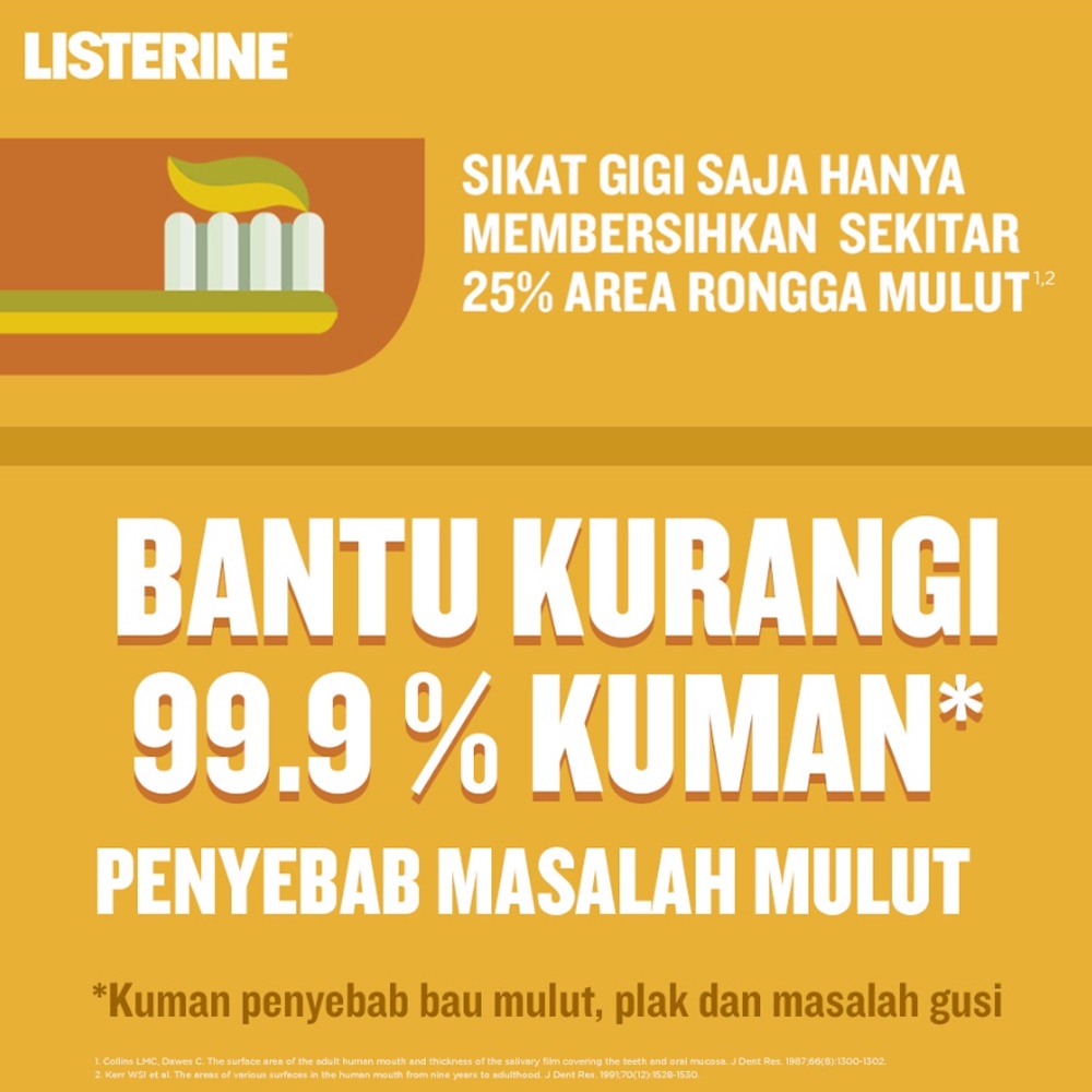 ❤ BELIA ❤ LISTERINE Antiseptic Mouthwash | Obat Kumur Antiseptik | 500 ml  | BPOM