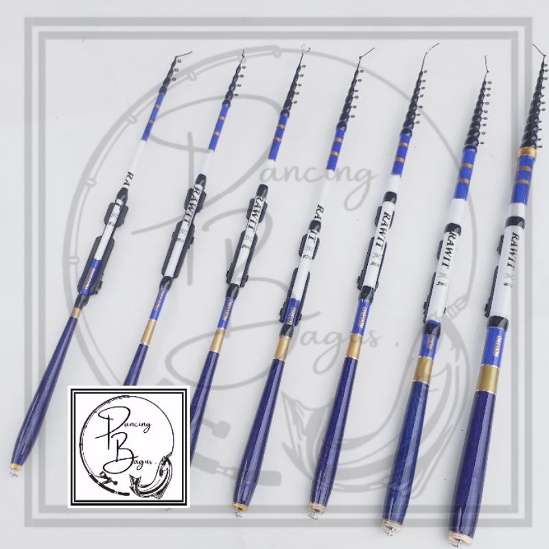 TEGEK PANCING SET KOLONG OREGON RAWIT CARBON 180 210 240 270 300 360 450 ORI