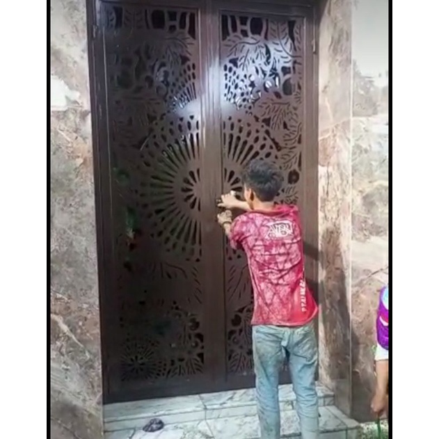 pintu pagar cuting atu pintu laser cuting