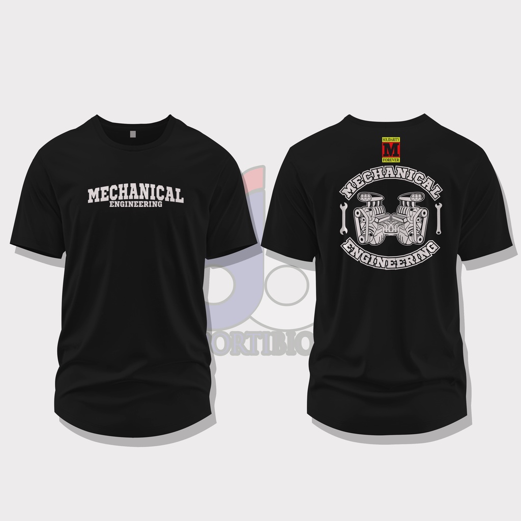 KAOS TEKNIK MESIN / T SHIRT MECHANICAL ENGINEERING SOLIDARITY FOREVER KAOS LENGAN PENDEK