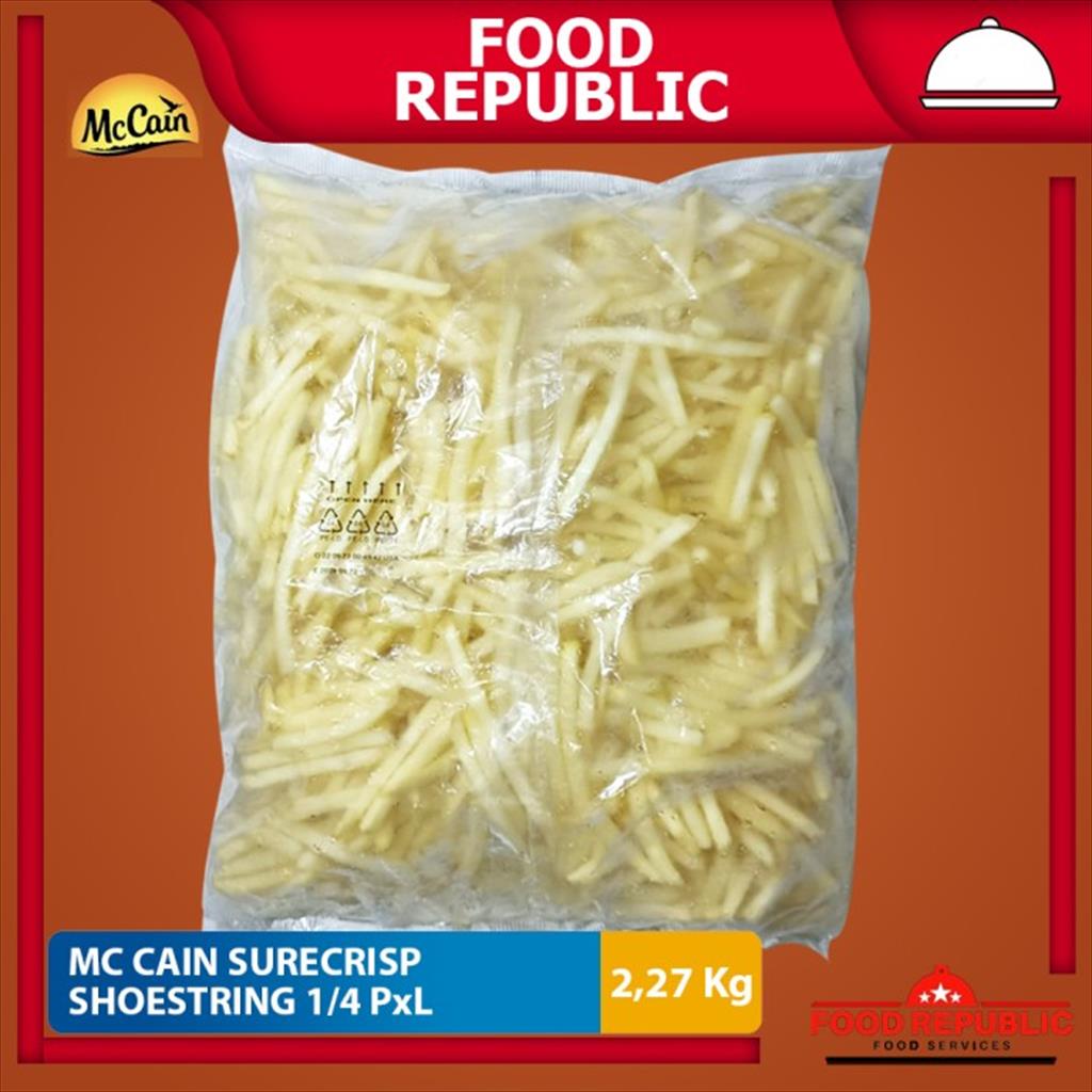 Mc Cain Kentang Shoestring Butter Coated 2,27 kg McCain French Fries