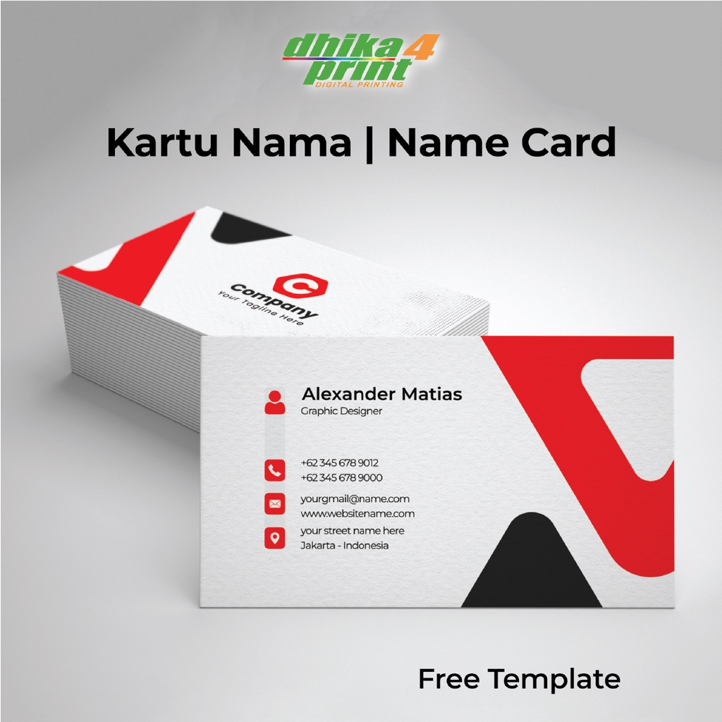 

Kartu Nama | Name Card | Bussines Card | 1 Box isi 100pcs