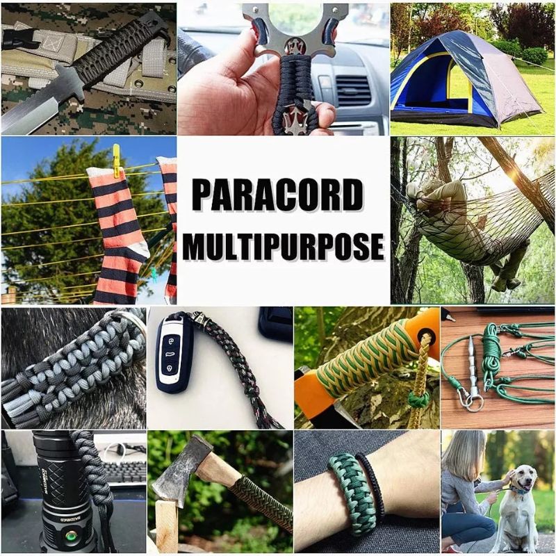 Tali Paracord Tali Prusik Tali Flysheet Tenda Camping Multifungsi Outdoor Adventure