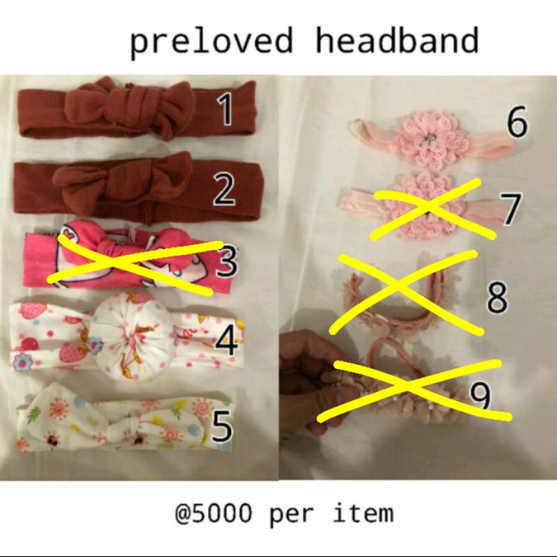 preloved headband bohopana nylon USA