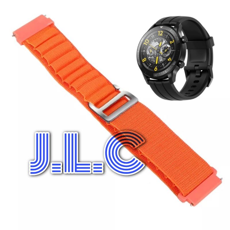 Strap Nylon Nilon Loop Model Alpine Tali Jam Watch Band Real Me Realme Watch 5 S2 S Pro 2 3 Gen 2 3 