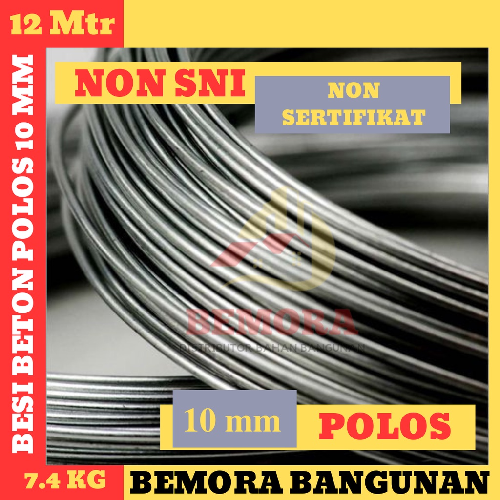 Jual Besi Polos 10 mm / Besi Tulangan Polos 10mm / Besi 10 mm Polos