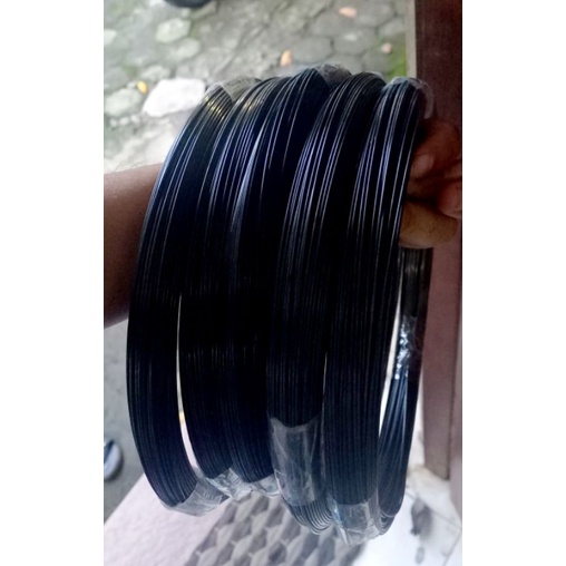 Ruji Fiber 1.3 mm ASLI HITAM 100M