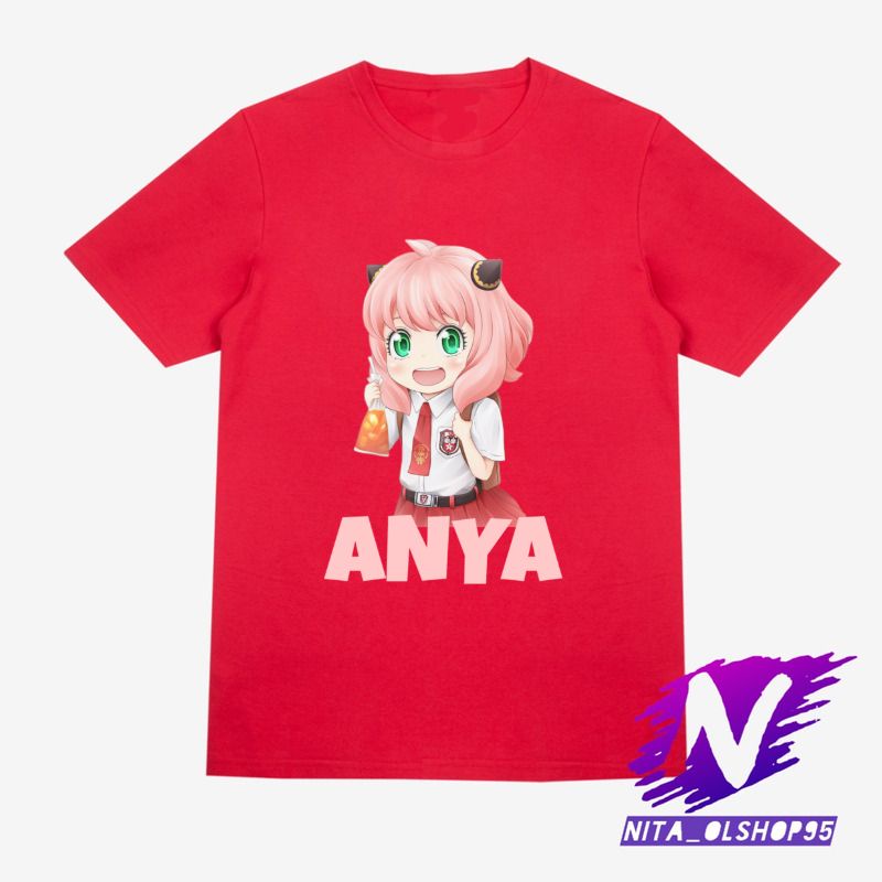 baju anak kaos anak anya forger anya lucu chibi anya sekolah