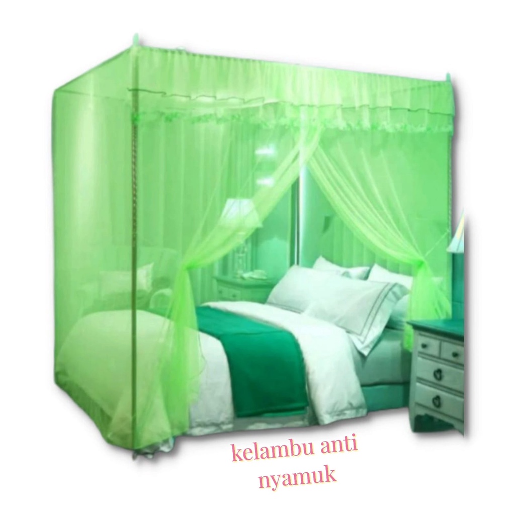 Kelambu Anti Nyamuk Polos Ukuran Jumbo 200x200cm