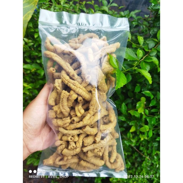 

keripik usus krispi/kripik usus ayam/keripik usus 250gr