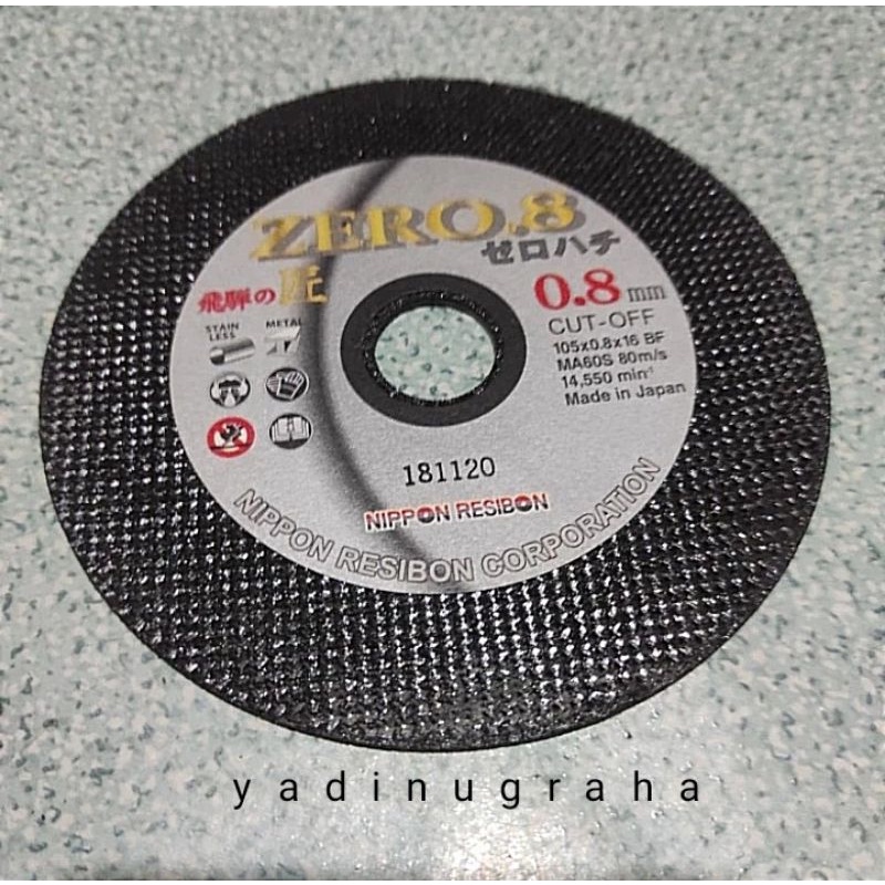 Resibon Mata Potong Baja Besi 4 inch Zero Nipon Resibon