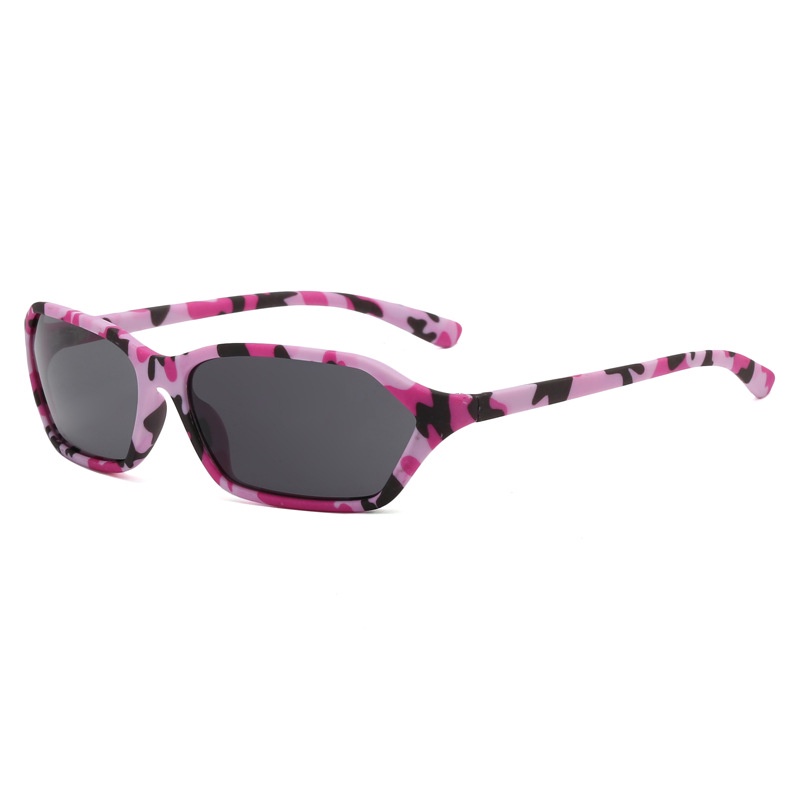 (YUZHU) Y2k Babes Candy Color Sunglasses Western Fashion Kacamata Perlindungan UV Untuk Wanita