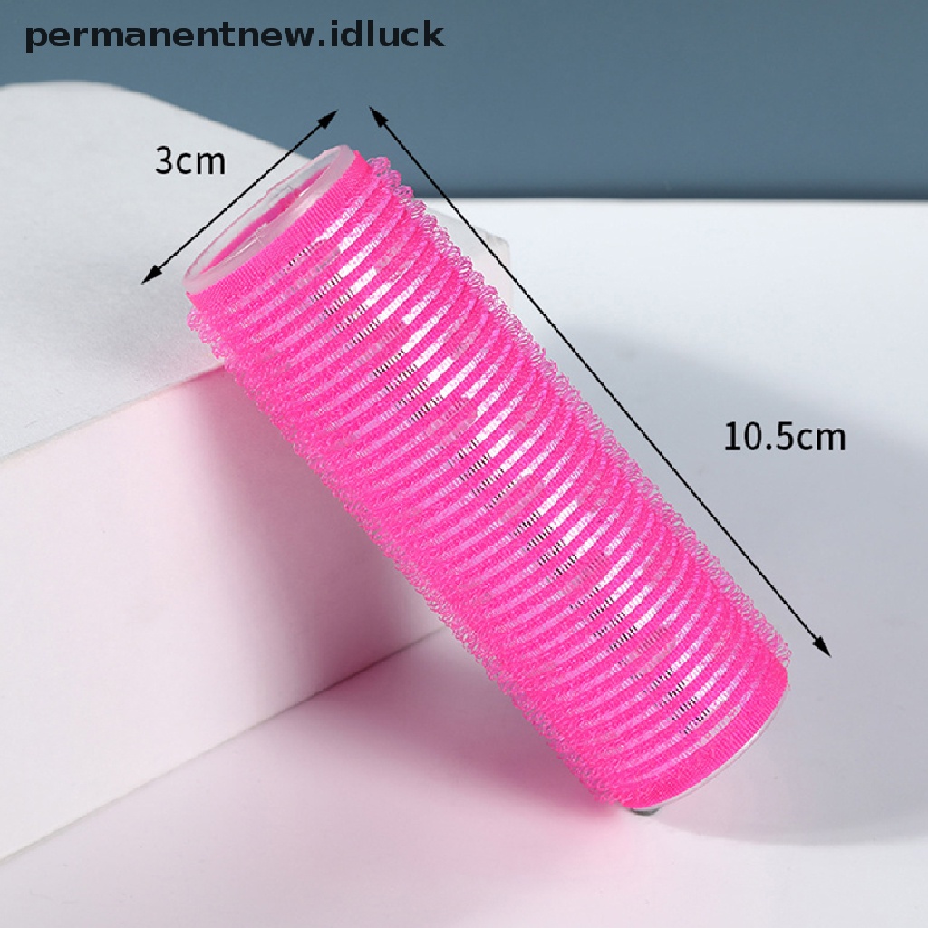 [luckypermanentnew] 4size Rol Rambut Pengeriting Rambut Lazy Curler Hair Roller Dengan Lembaran Aluminium [ID]