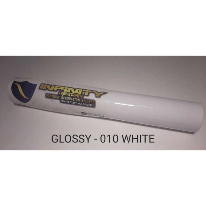 

TERLARIS | Stiker Infinity Glossy - ROLL - Murah Lengkap -Skotlet Sticker Motor - 010G - WHITE