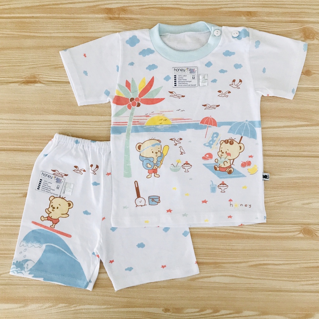 Baju Bayi Laki Laki Beruang Pantai