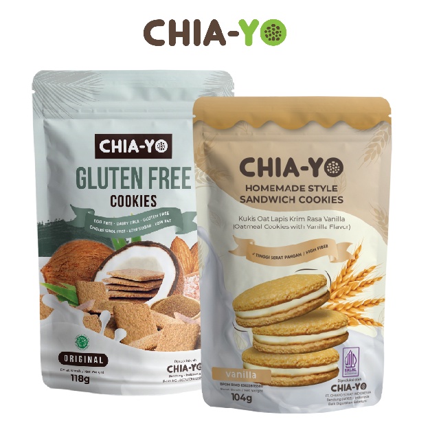 

Chiayo Bundling Cookies GLuten Free + Cookies Sandwich Vanilla