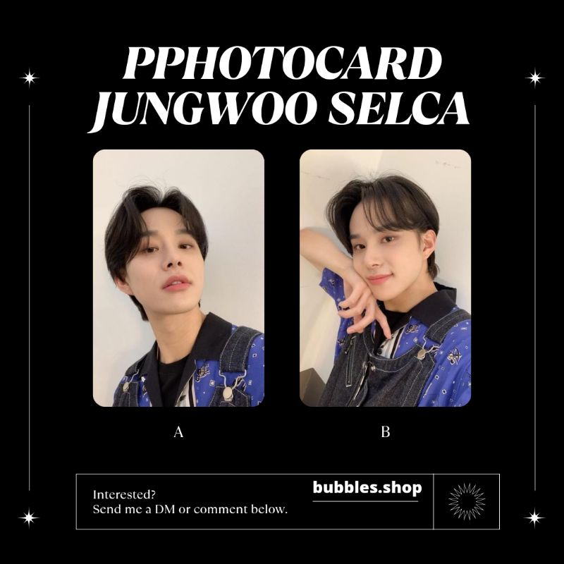 PHOTOCARD UNOFFICIAL JUNGWOO NCT SELCA