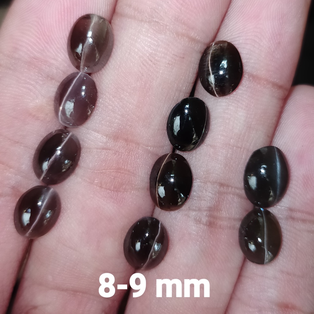 BATU CAT EYE HITAM BENING SUPER NATURAL ALAM ASLI cek batu lainnya yaman api wulung opal bacan perma