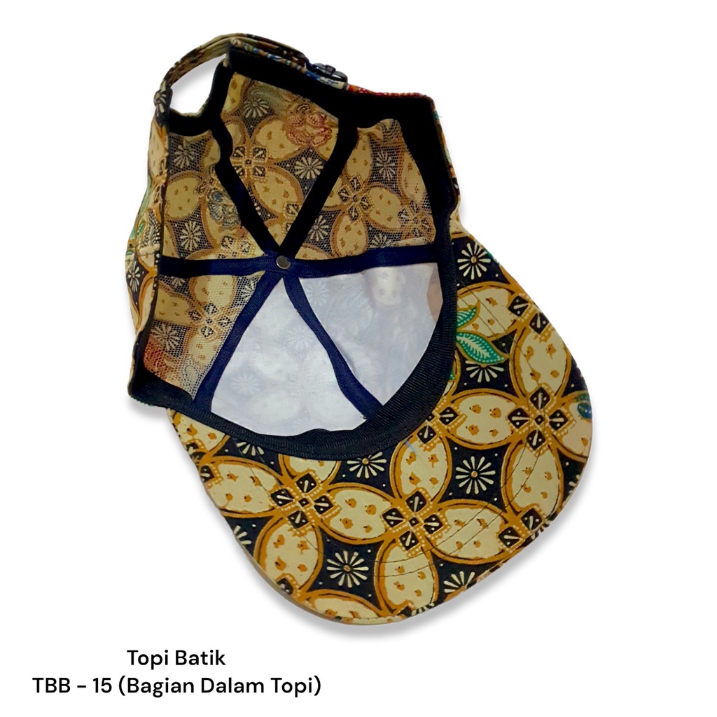 Topi Batik Baseball Handmade Batik Cap TBB_15 / Topi Batik Kain Baseball Jogja