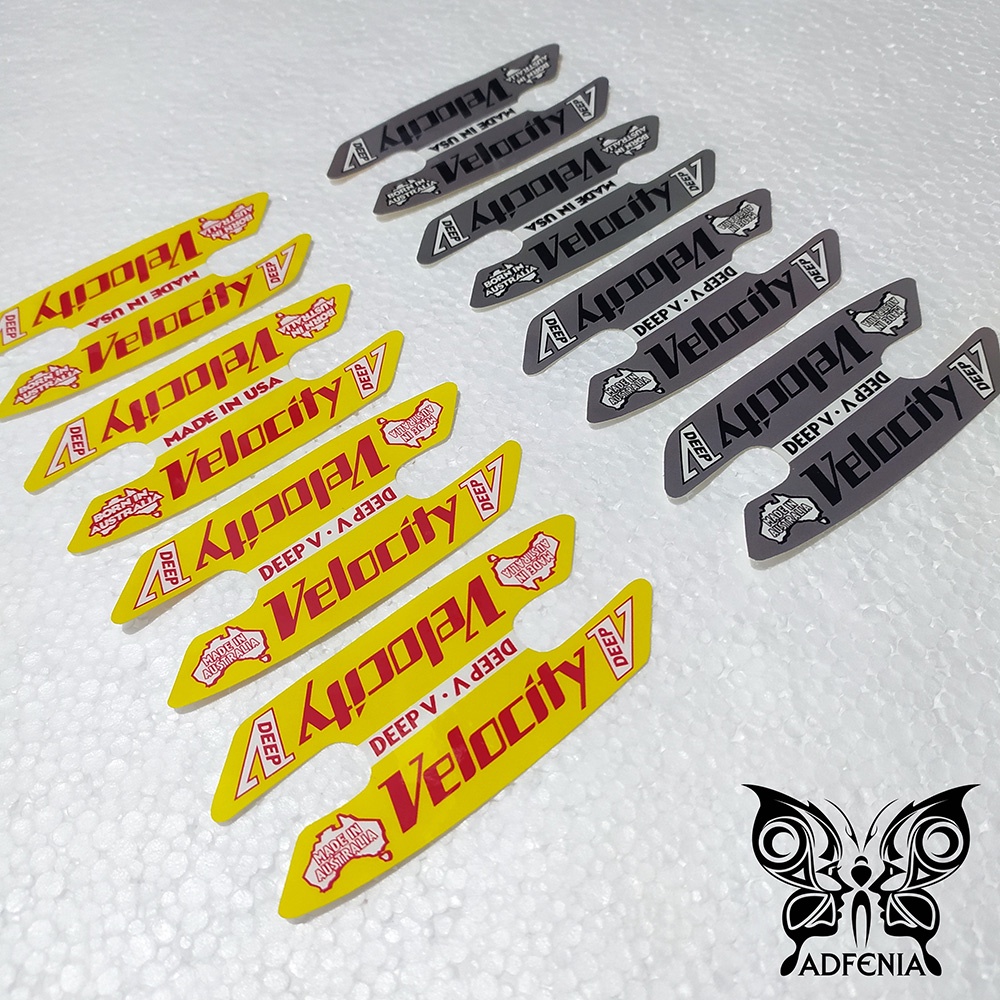 Stiker Decal Rims Velocity Deep V 700c