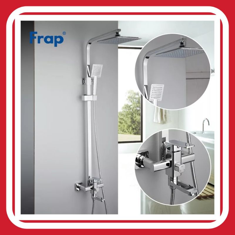 SHOWER TIANG COLUMN SET CHROME PANAS DINGIN MEWAH BERKUALITAS BAHAN STAINLESS/SUS 304 NEW MODEL ANTI