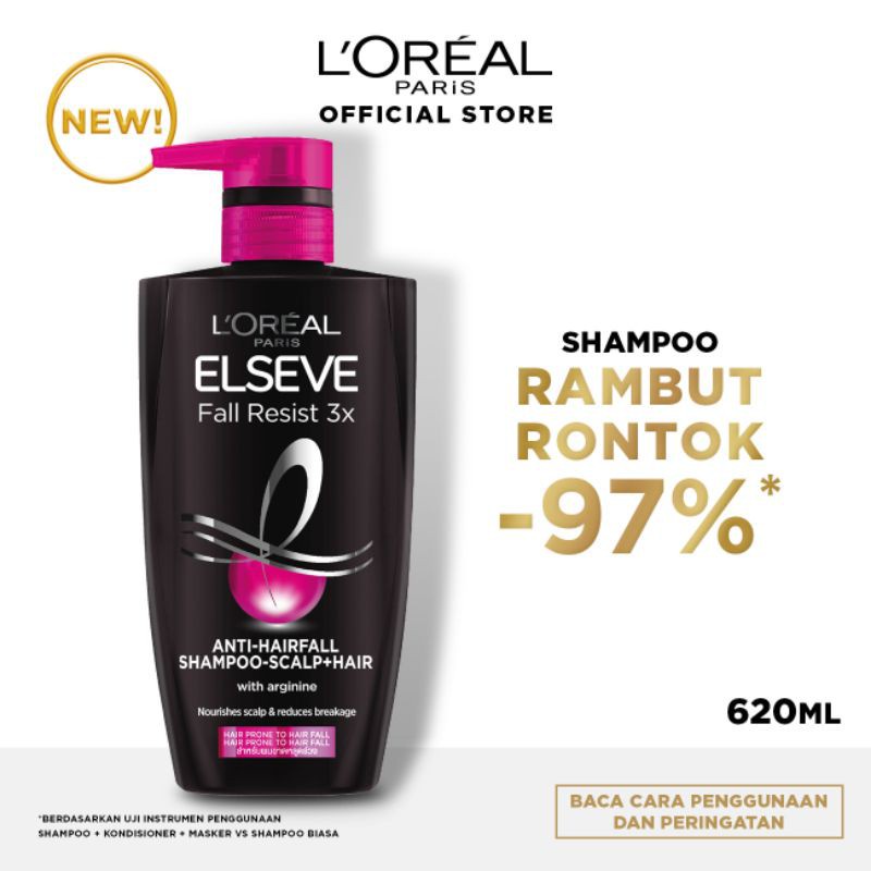 Loreal Hair Care Fall Resist Shampoo 620 ML