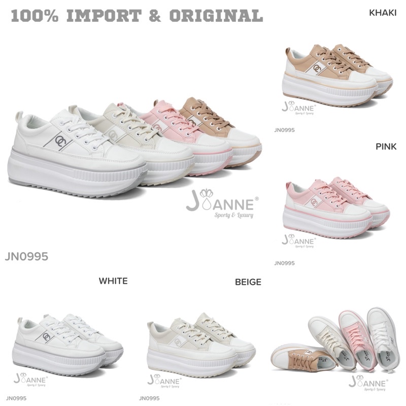 RESTOCK! [ORIGINAL] JOANNE Highsole Sneakers Shoes Sepatu Wanita #JN0995