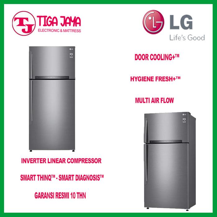 LG GNH452HLHL KULKAS LG SMART INVERTER THINQ GN H452HLHL GNH452